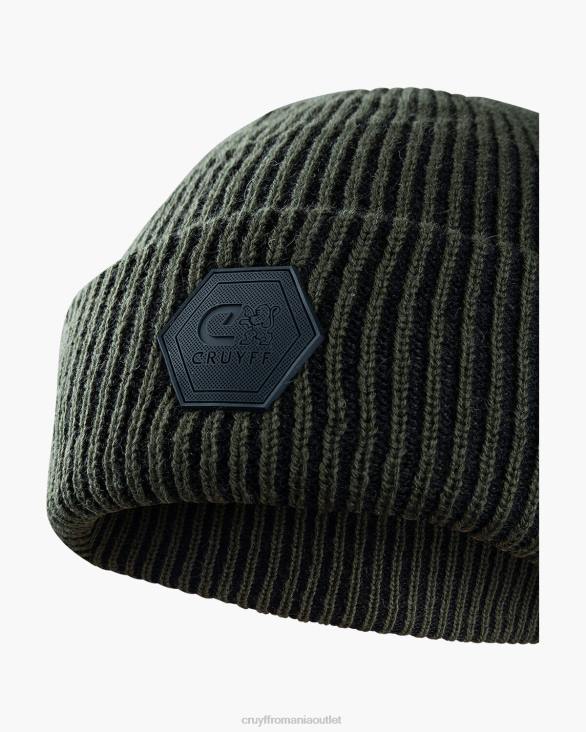 ro Cruyff beanie basco în două tonuri verde ZBZ01264 unisex beanie