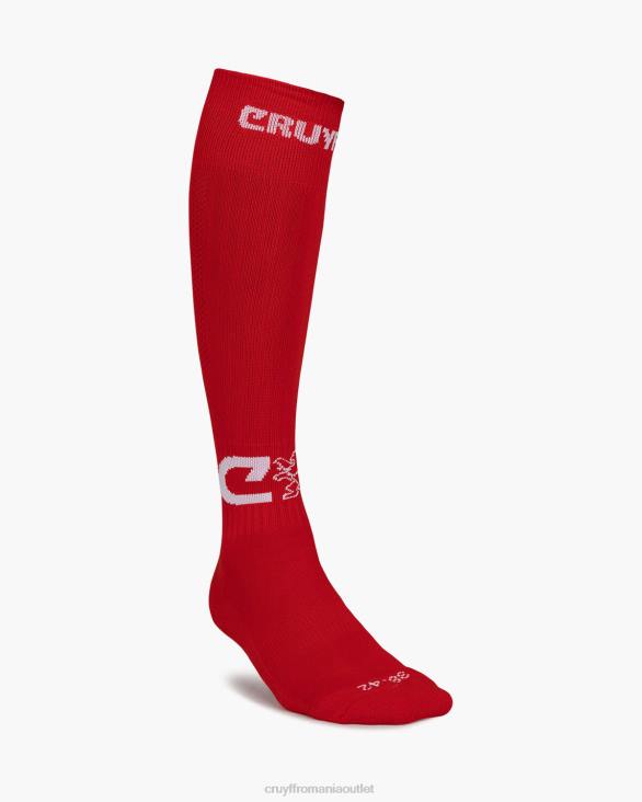 ro Cruyff ciorapi de fotbal roșu ZBZ01259 unisex ciorapi