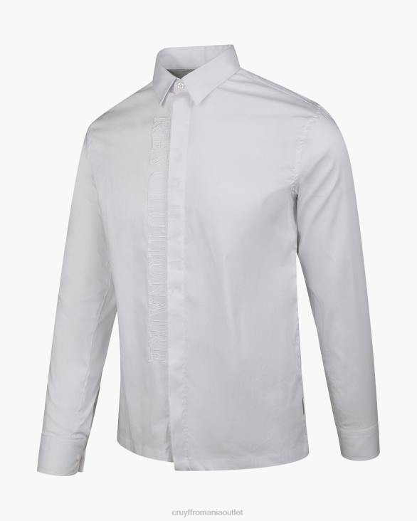 ro Cruyff cămașă Jiron alb ZBZ0447 bărbați cămaşă