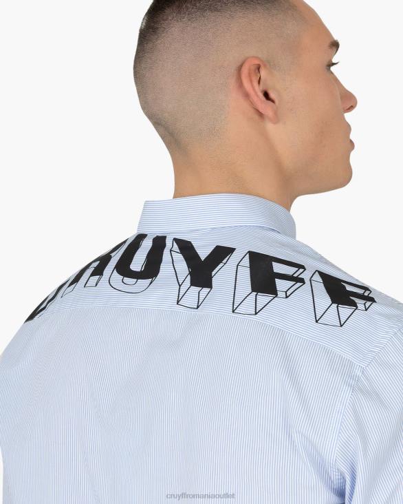 ro Cruyff cămașă bruno albastru ZBZ0836 bărbați cămaşă