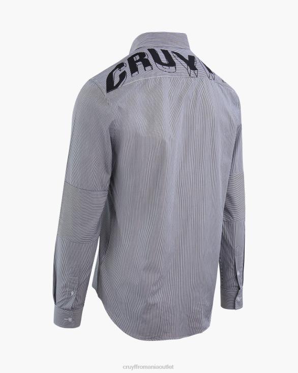 ro Cruyff cămașă bruno verde/alb ZBZ0837 bărbați cămaşă