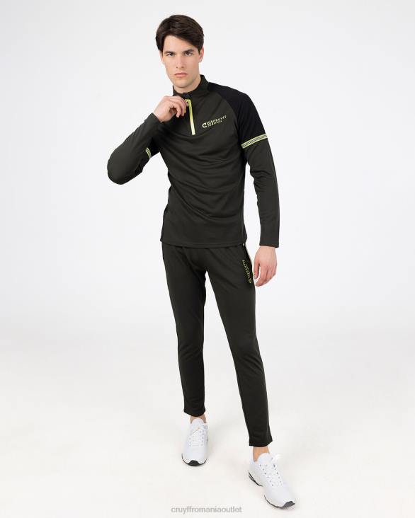 ro Cruyff costum de alunecare verde armată ZBZ0191 bărbați costume