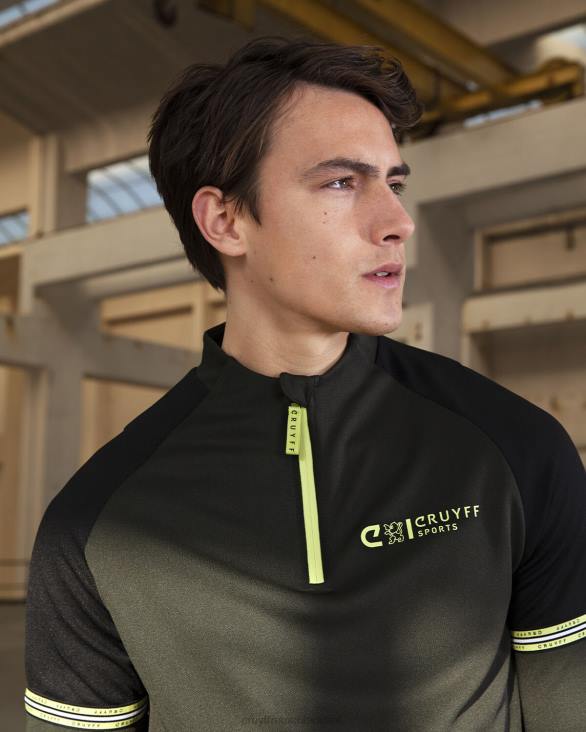 ro Cruyff costum de alunecare verde armată ZBZ0191 bărbați costume