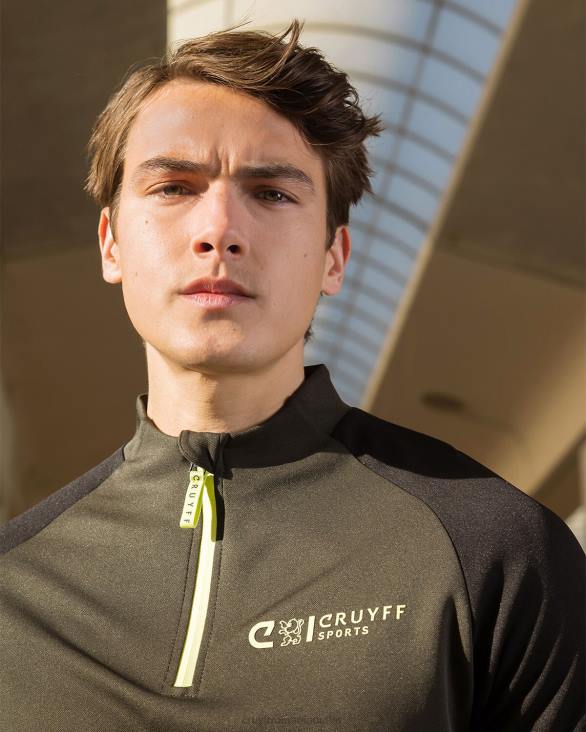 ro Cruyff costum de alunecare verde armată ZBZ0191 bărbați costume