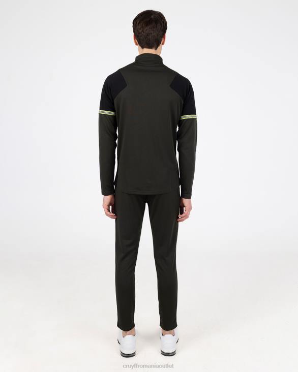 ro Cruyff costum de alunecare verde armată ZBZ0191 bărbați costume