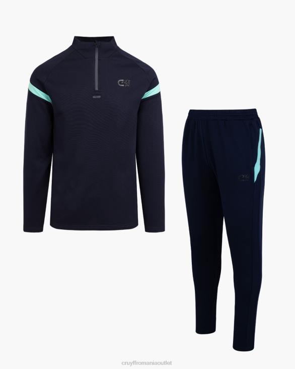 ro Cruyff costum de colț marina ZBZ0411 bărbați costume