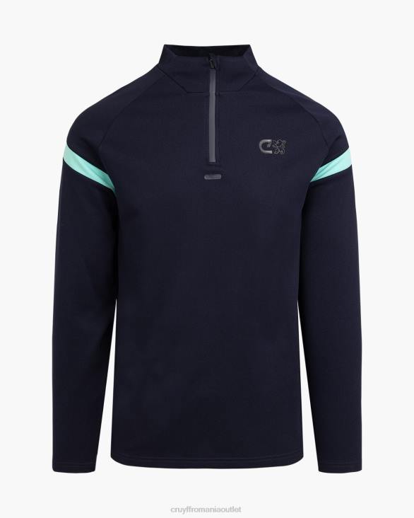 ro Cruyff costum de colț marina ZBZ0411 bărbați costume