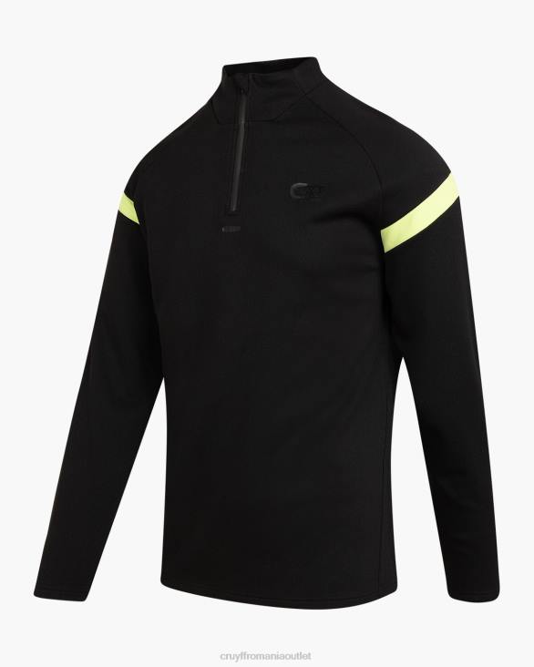 ro Cruyff costum de colț negru/verde ZBZ0409 bărbați costume