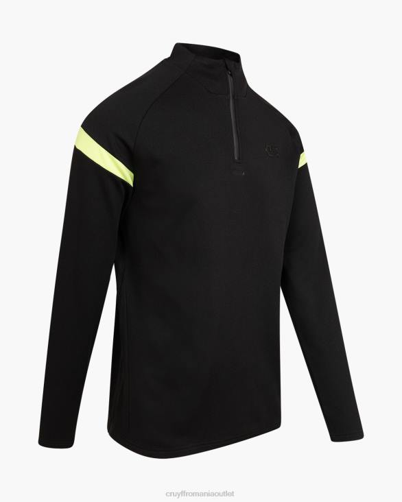 ro Cruyff costum de colț negru/verde ZBZ0409 bărbați costume