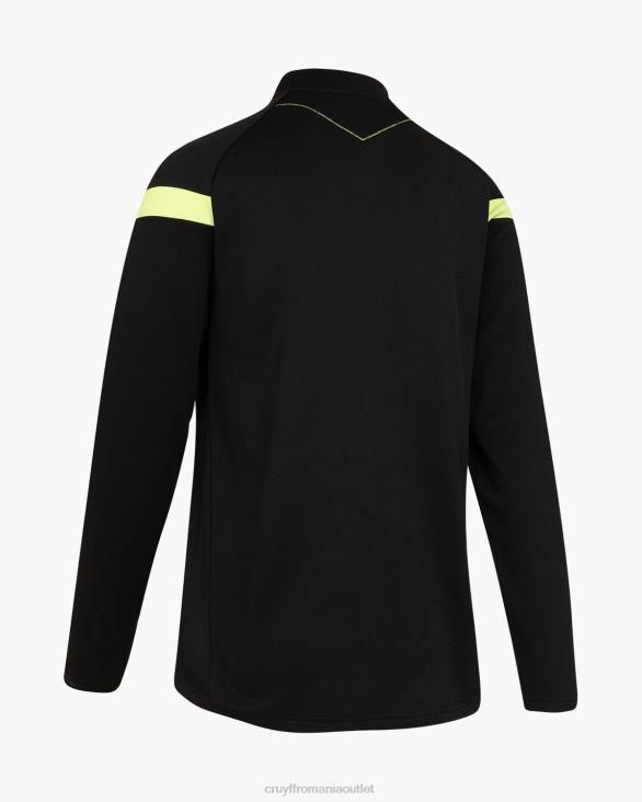 ro Cruyff costum de colț negru/verde ZBZ0409 bărbați costume