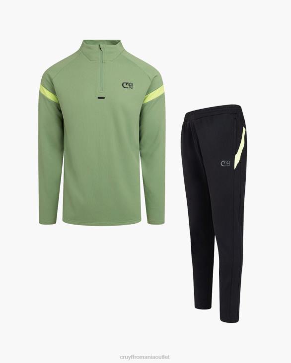 ro Cruyff costum de colț verde ZBZ0410 bărbați costume