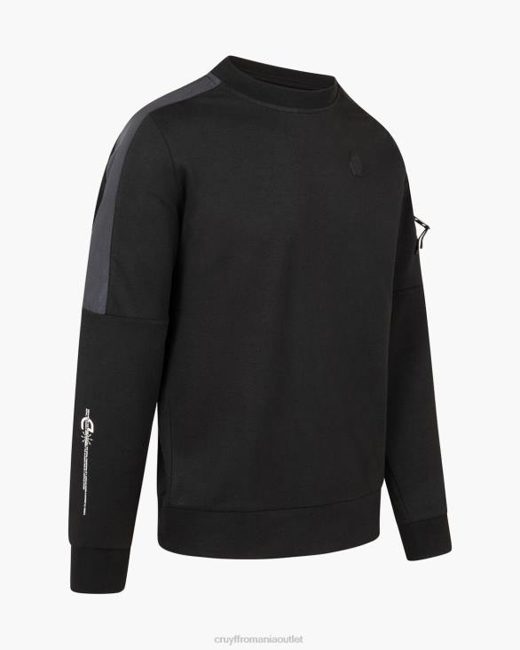 ro Cruyff costum de jogging aiden negru ZBZ028 bărbați costume