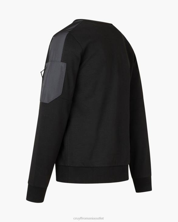 ro Cruyff costum de jogging aiden negru ZBZ028 bărbați costume