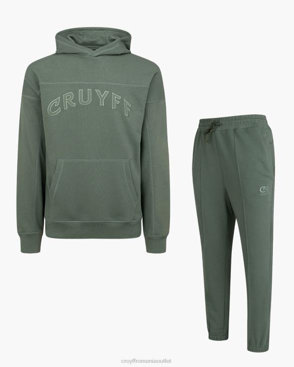ro Cruyff costum de jogging milo verde ZBZ083 bărbați costume