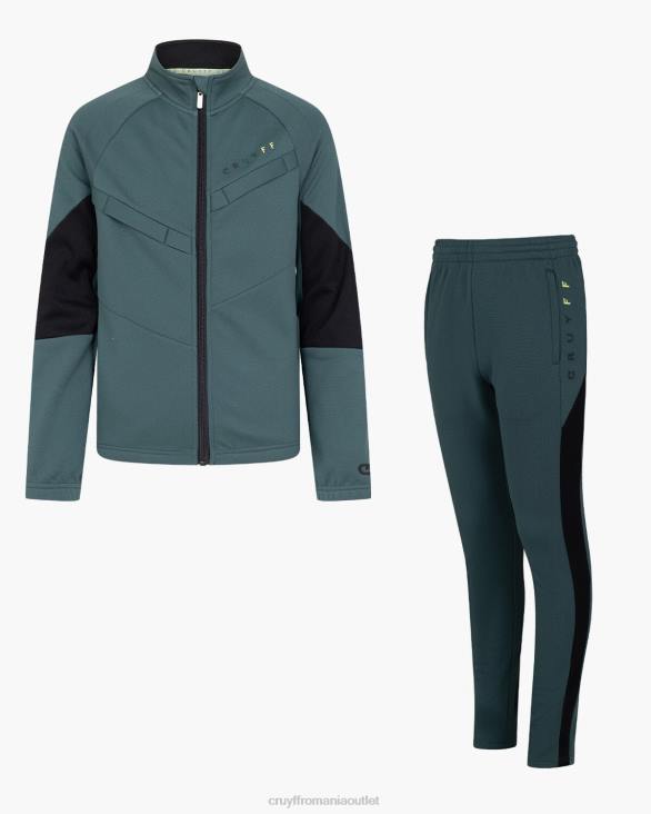 ro Cruyff costum de plumb verde inchis ZBZ01122 bărbați costume