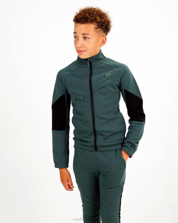 ro Cruyff costum de plumb verde inchis ZBZ01122 bărbați costume