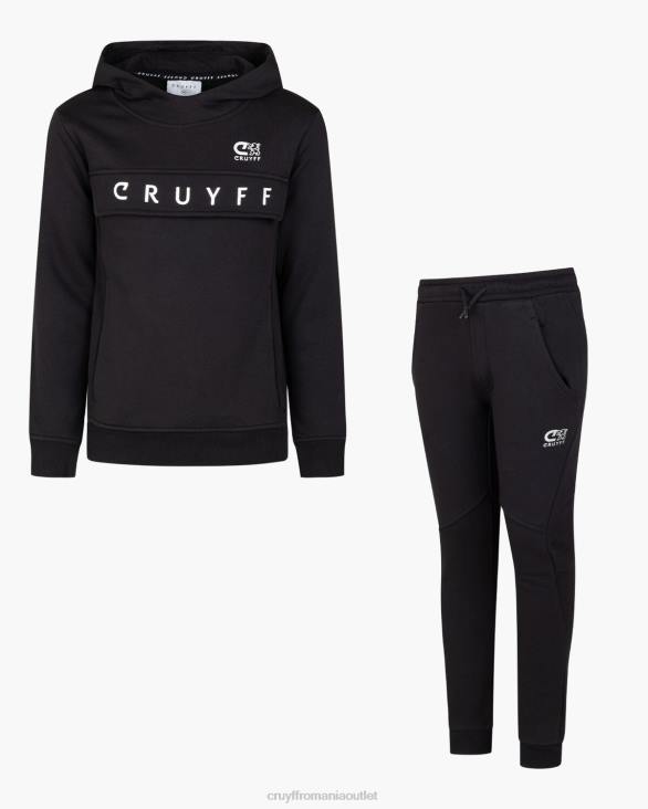 ro Cruyff costum de ranga negru argintiu ZBZ0570 bărbați costume