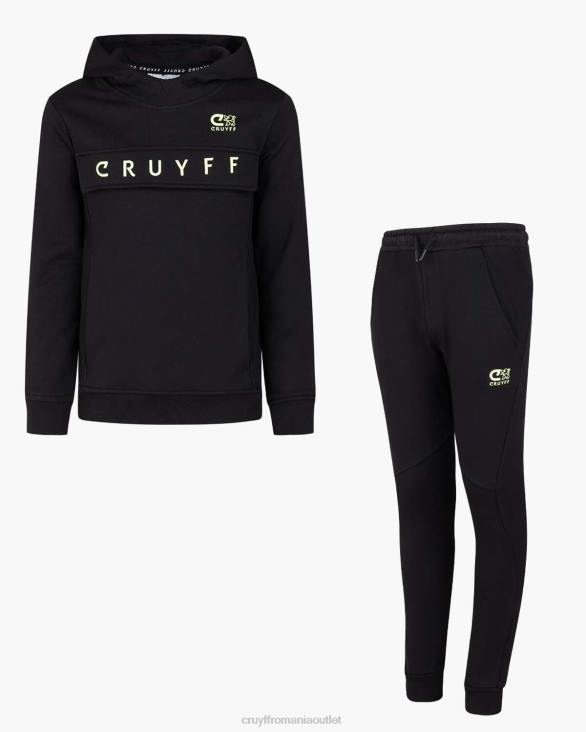 ro Cruyff costum de ranga negru/verde ZBZ0615 bărbați costume
