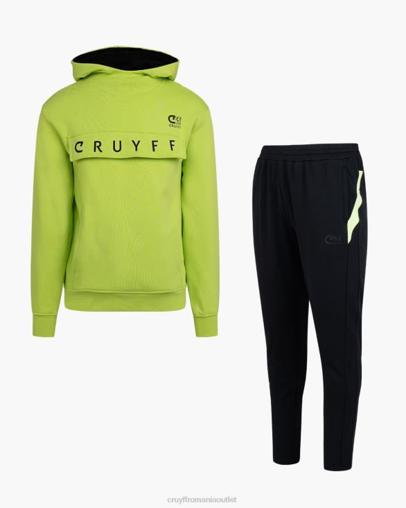 ro Cruyff costum de ranga verde/negru ZBZ0512 bărbați costume