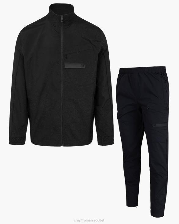 ro Cruyff costum de trening scott negru ZBZ0277 bărbați costume