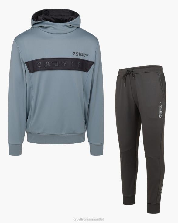 ro Cruyff costum de urlator albastru gri ZBZ0187 bărbați costume