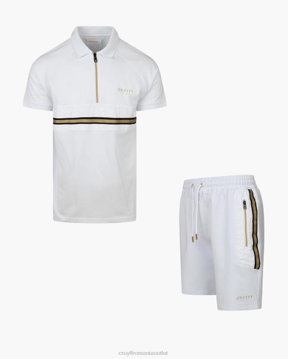 ro Cruyff costum jake alb ZBZ055 bărbați costume