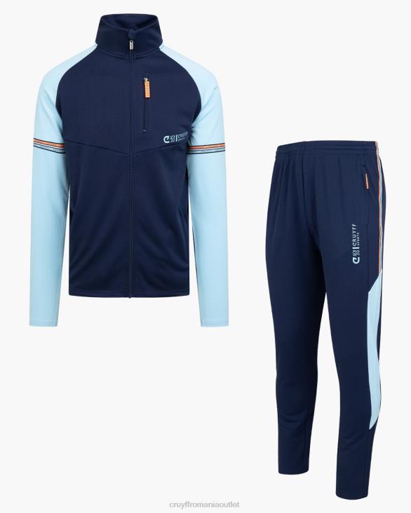ro Cruyff costum mic albastru regal ZBZ0253 bărbați costume