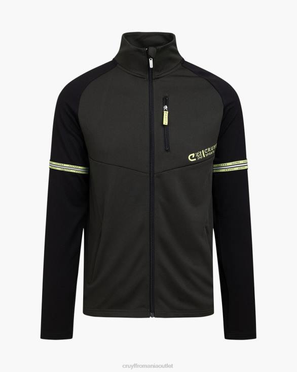 ro Cruyff costum mic verde armată ZBZ0251 bărbați costume