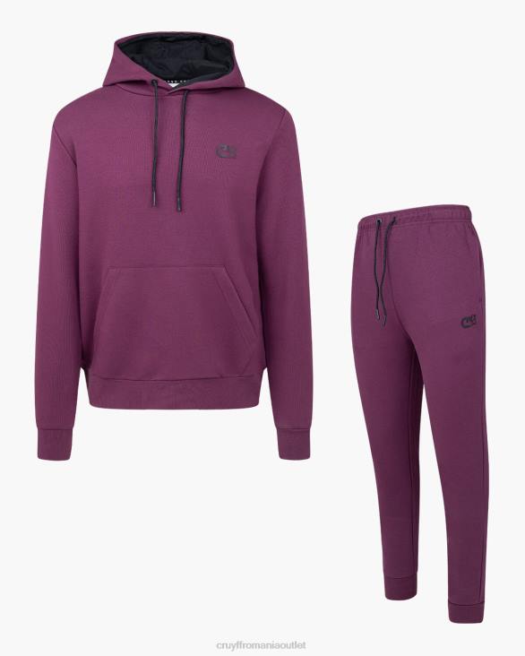 ro Cruyff joaquim set bordeaux Violet ZBZ0381 bărbați costume