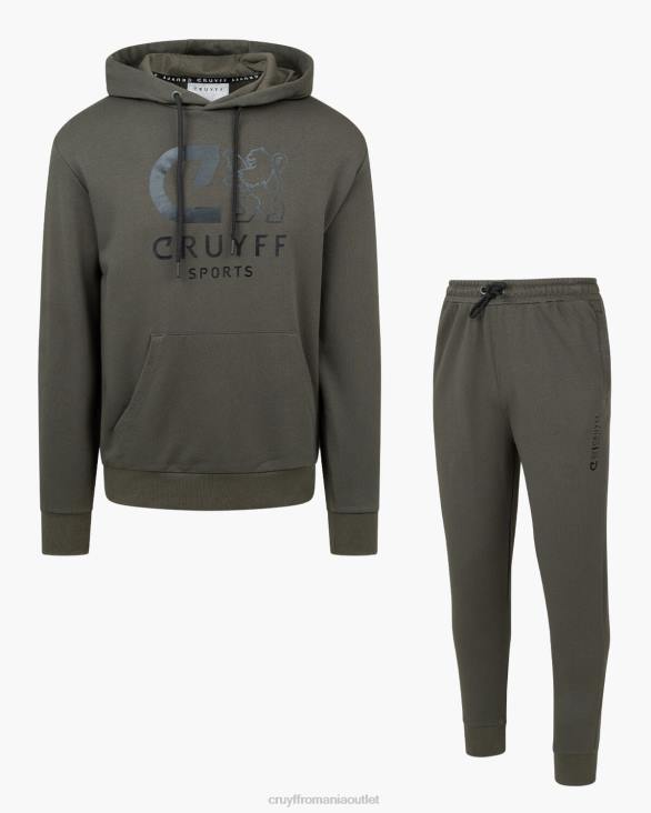 ro Cruyff se potrivește verde armată ZBZ0328 bărbați costume