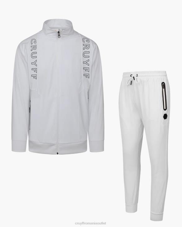 ro Cruyff trening dex alb ZBZ0155 bărbați costume