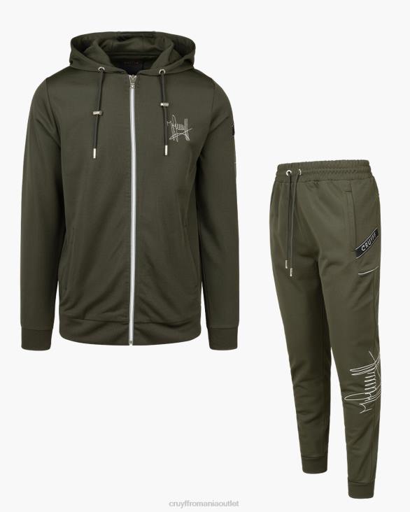 ro Cruyff trening paolo fz verde inchis ZBZ046 bărbați costume