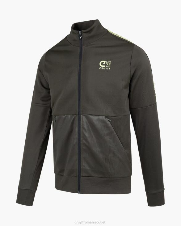 ro Cruyff alvaro track top verde galben ZBZ0932 bărbați sacou