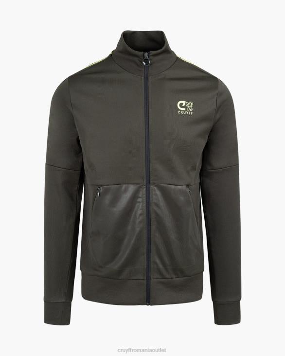 ro Cruyff alvaro track top verde galben ZBZ0932 bărbați sacou