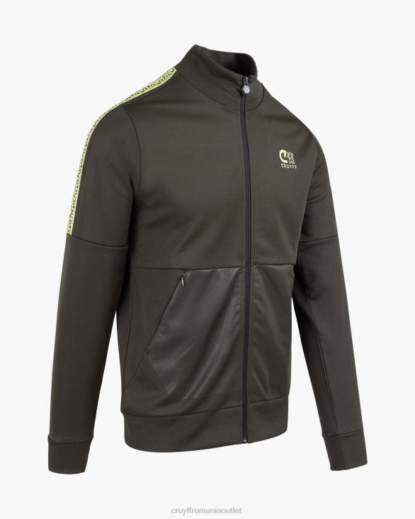 ro Cruyff alvaro track top verde galben ZBZ0932 bărbați sacou