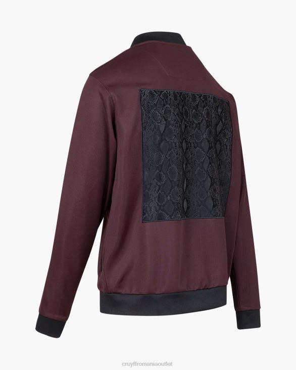 ro Cruyff culebra bomber negru/maro ZBZ0403 bărbați sacou