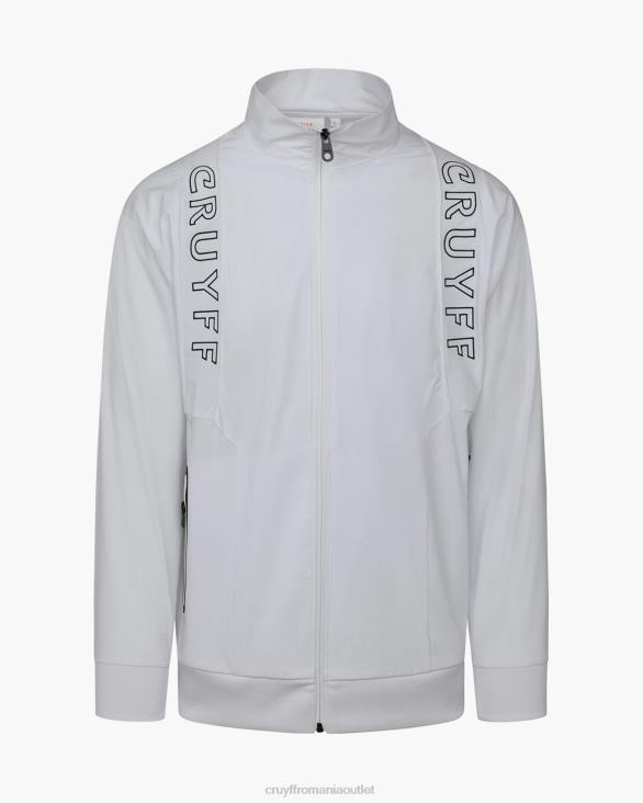 ro Cruyff dex track top alb ZBZ0159 bărbați sacou