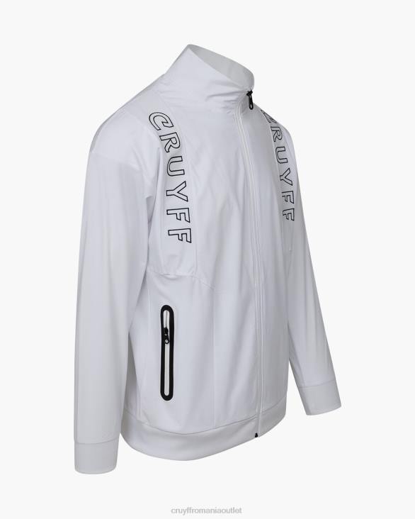 ro Cruyff dex track top alb ZBZ0159 bărbați sacou