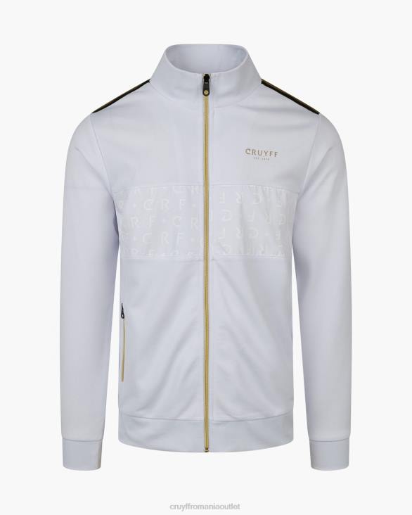 ro Cruyff gregory track top aur alb ZBZ034 bărbați sacou