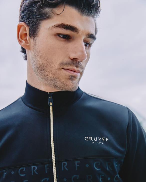 ro Cruyff gregory track top negru ZBZ033 bărbați sacou