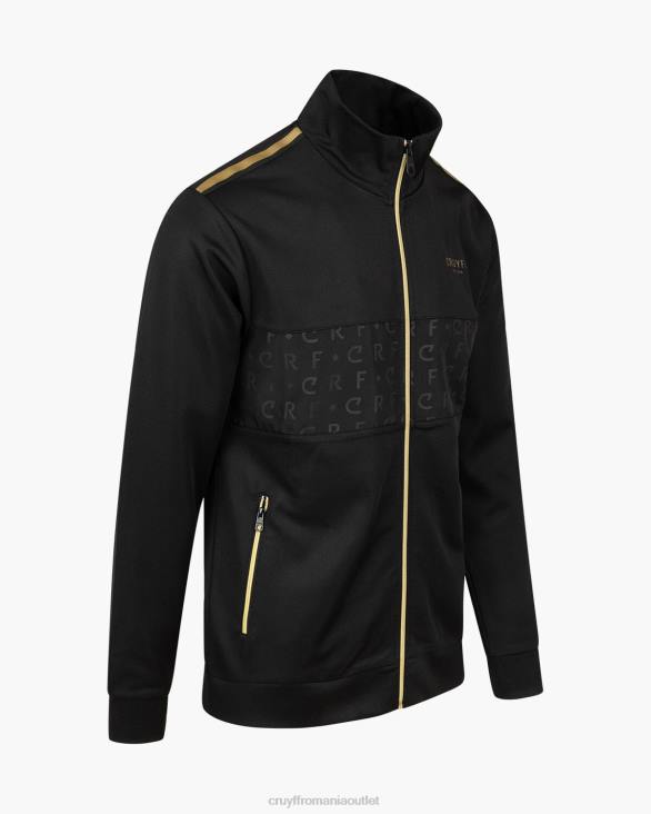 ro Cruyff gregory track top negru ZBZ033 bărbați sacou