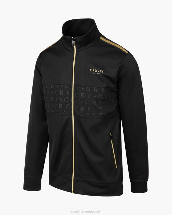 ro Cruyff gregory track top negru ZBZ033 bărbați sacou