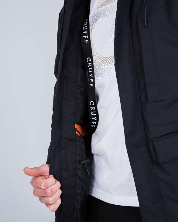 ro Cruyff jachetă matlasată galvez negru ZBZ0763 bărbați sacou