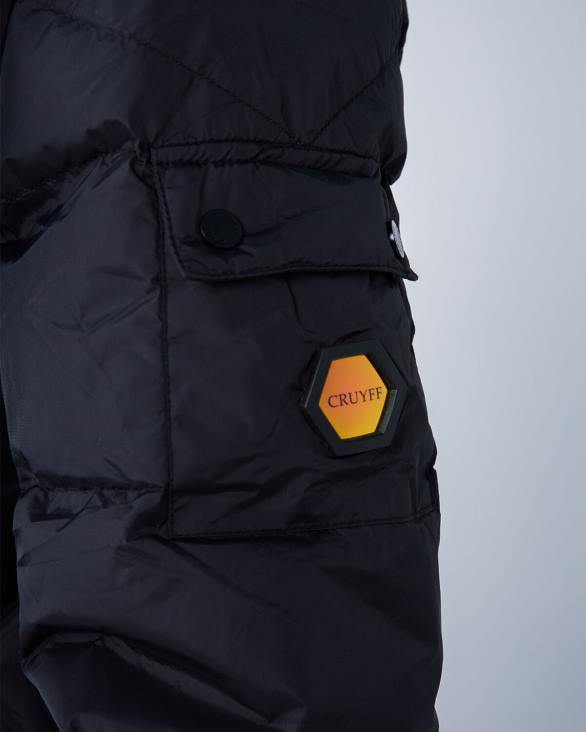 ro Cruyff jachetă matlasată galvez negru ZBZ0763 bărbați sacou