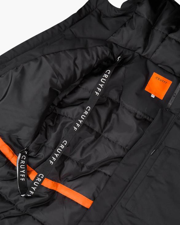 ro Cruyff jachetă parka romano negru ZBZ0833 bărbați sacou