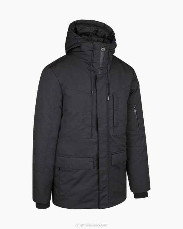 ro Cruyff jachetă parka romano negru ZBZ0833 bărbați sacou