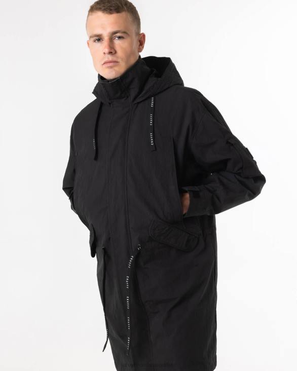 ro Cruyff naranco parka negru ZBZ0460 bărbați sacou