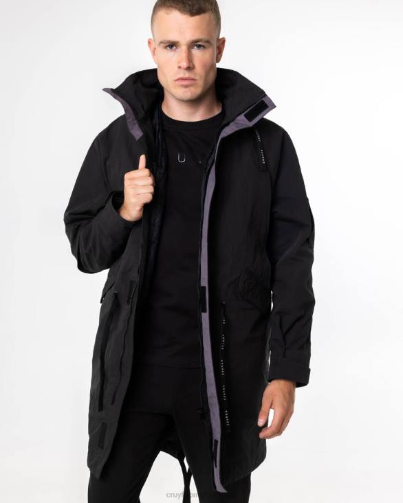 ro Cruyff naranco parka negru ZBZ0460 bărbați sacou