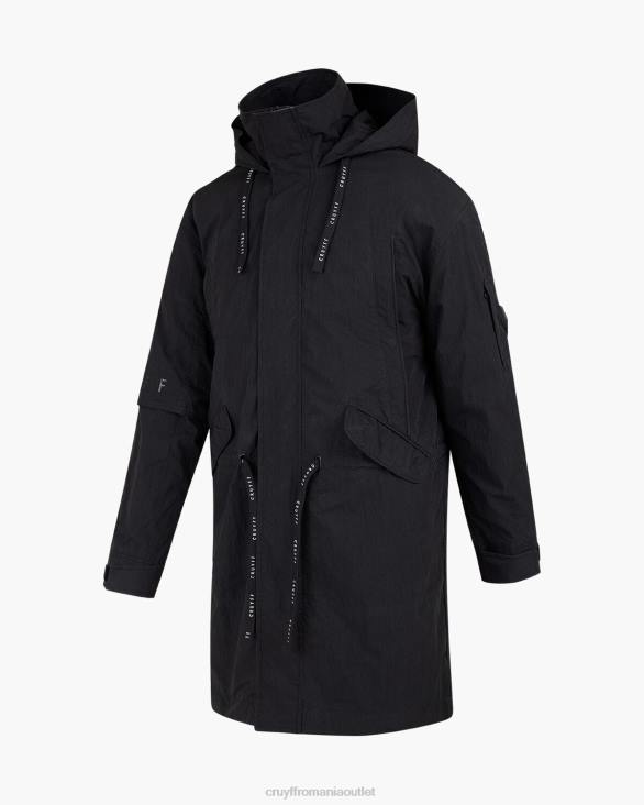 ro Cruyff naranco parka negru ZBZ0460 bărbați sacou