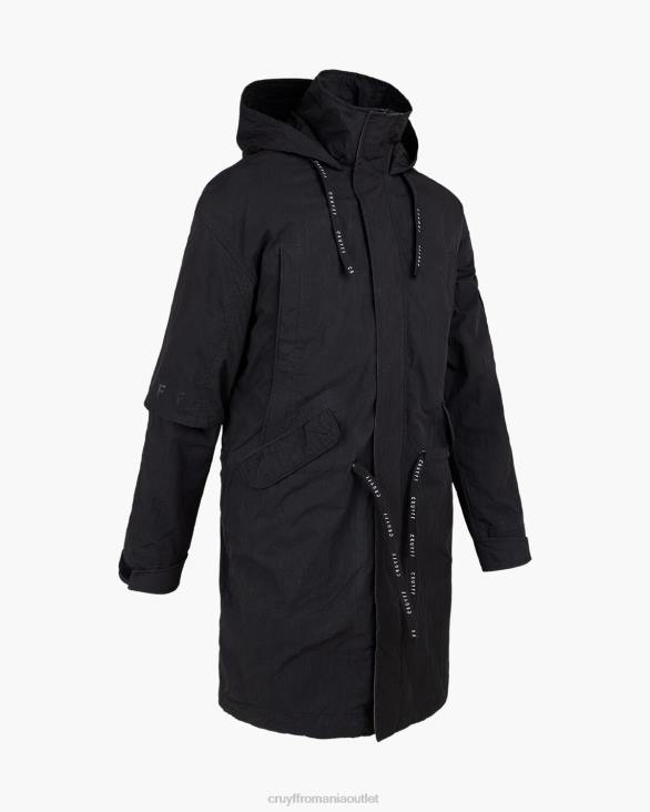 ro Cruyff naranco parka negru ZBZ0460 bărbați sacou
